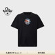 秋冬新品 EVISU联名男女同款 MOOSE KNUCKLES 刺绣宽松短袖 T恤