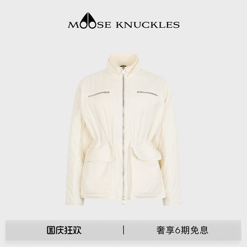 MOOSE KNUCKLES 女士经典LOGO简约可调节收腰小剪刀夹克外套