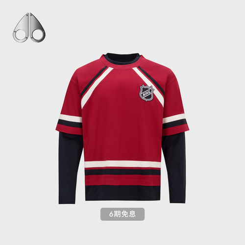 [秋冬新品]MOOSE KNUCKLES NHL联名男士运动冰球服卫衣