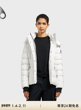 MOOSE KNUCKLES 女士连帽收腰小剪刀羽绒服外套秋冬款