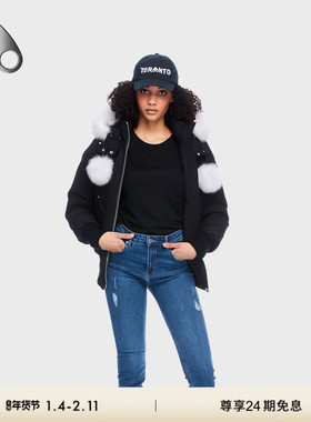 MOOSE KNUCKLES Debbie 女士小剪刀羽绒飞行员夹克