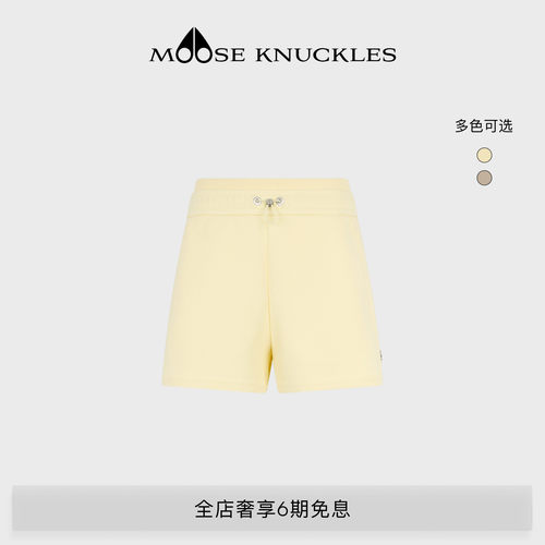 MOOSE KNUCKLES MIXMEDIA女士休闲抽绳短裤小剪刀