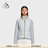 KNUCKLES MOOSE 女士拼接立领羊毛混纺外套 秋冬新品