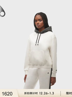 [限时6折]MOOSE KNUCKLES ATLANTIC女士运动连帽抽绳长袖卫衣