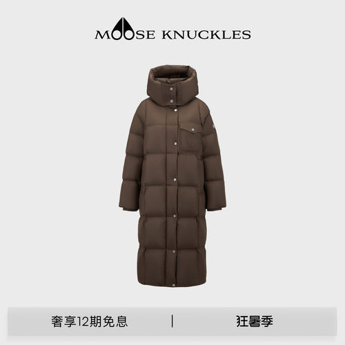 MOOSE KNUCKLES PUFFER 反转LOGO鹅绒小剪刀羽绒服