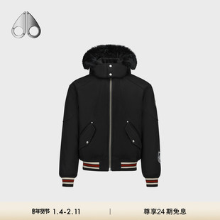 [秋冬新品]MOOSE KNUCKLES NHL联名男士连帽鸭绒小剪刀羽绒服外套