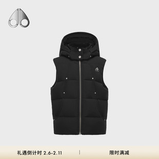 MOOSE KNUCKLES 儿童连帽小剪刀羽绒马甲