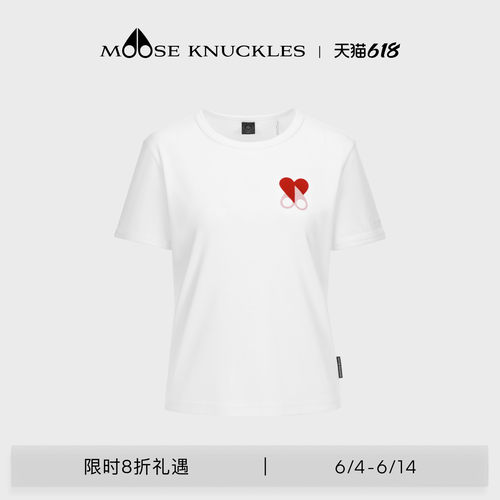 MOOSE KNUCKLES CVD 限定系列女士修身短款T恤