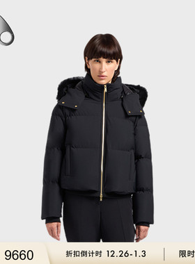 [限时7折]MOOSE KNUCKLES 女士保暖鹅绒小剪刀羽绒服外套