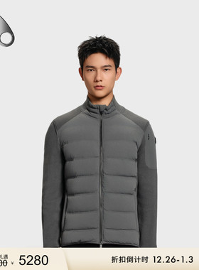 [限时礼遇]MOOSE KNUCKLES HYBRIDS 男士拼接鹅绒小剪刀羽绒外套