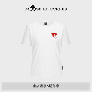 MOOSE KNUCKLES CVD 限定系列女士修身短款T恤
