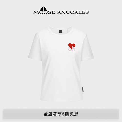 MOOSE KNUCKLES CVD 限定系列女士修身短款T恤
