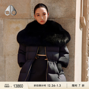 PUFFERS KNUCKLES MOOSE 女士毛领鹅绒小剪刀羽绒服 限时7折