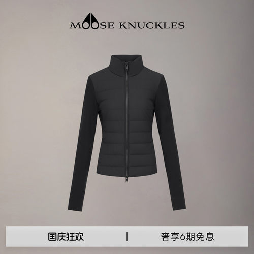 [秋冬新品]MOOSE KNUCKLES HYBRID系列女士修身小剪刀鹅绒羽绒服 - 封面