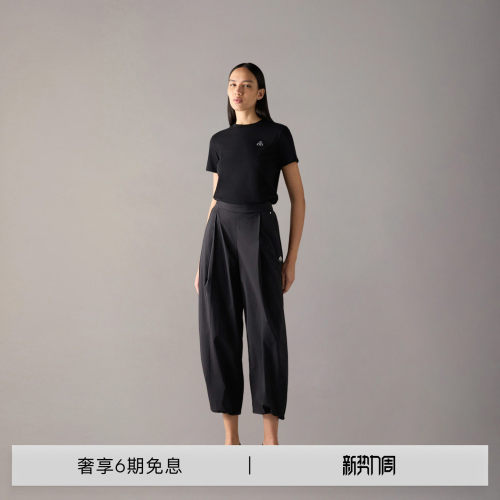 [早秋新品]MOOSE KNUCKLES 女士经典LOGO圆领小剪刀短袖T恤
