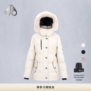 秋冬新品 JACKET MOOSE 女士鹅绒毛领羽绒服 KNUCKLES