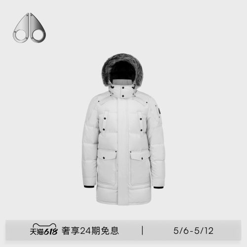 MOOSE KNUCKLES BIG RIDGE 男士长款小剪刀鹅绒羽绒服派克