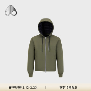 MOOSE KNUCKLES 男士小剪刀轻羽绒连帽外套