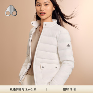 [限时9折]MOOSE KNUCKLES 女士轻量小剪刀鹅绒羽绒服外套