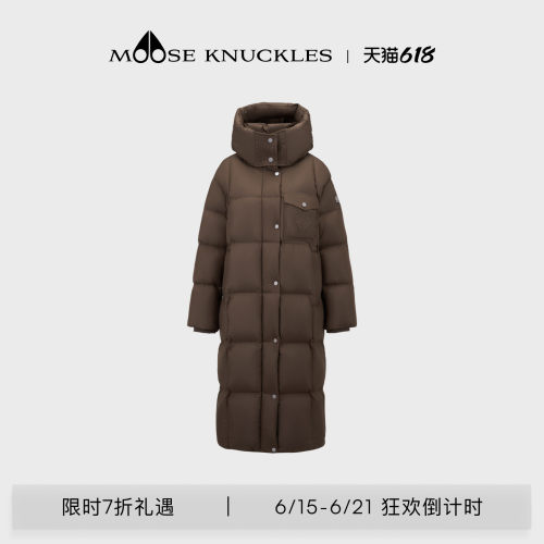 [折扣倒计时]MOOSE KNUCKLES PUFFER 反转LOGO鹅绒小剪刀羽绒服