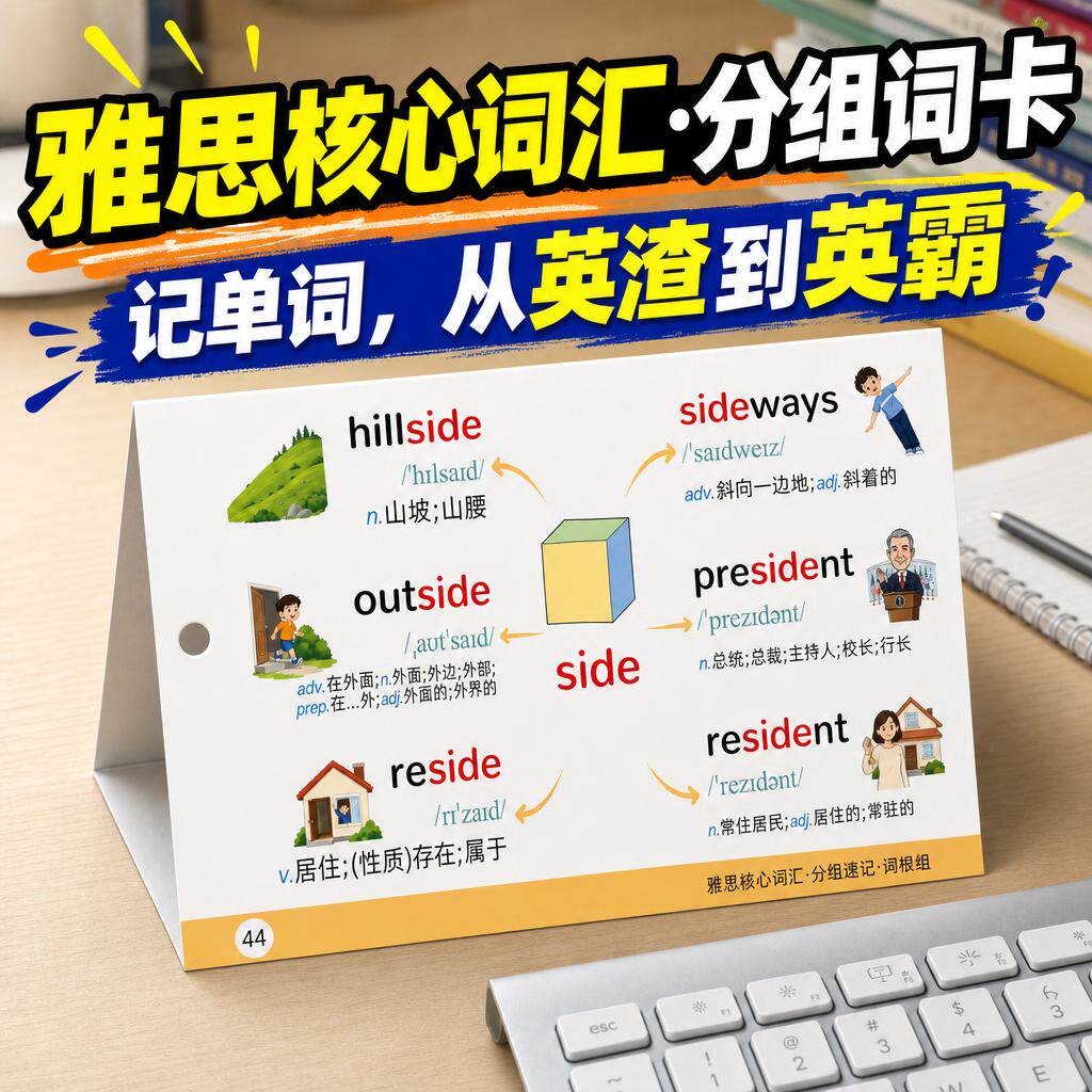 雅思词汇词根词缀思维导图词卡