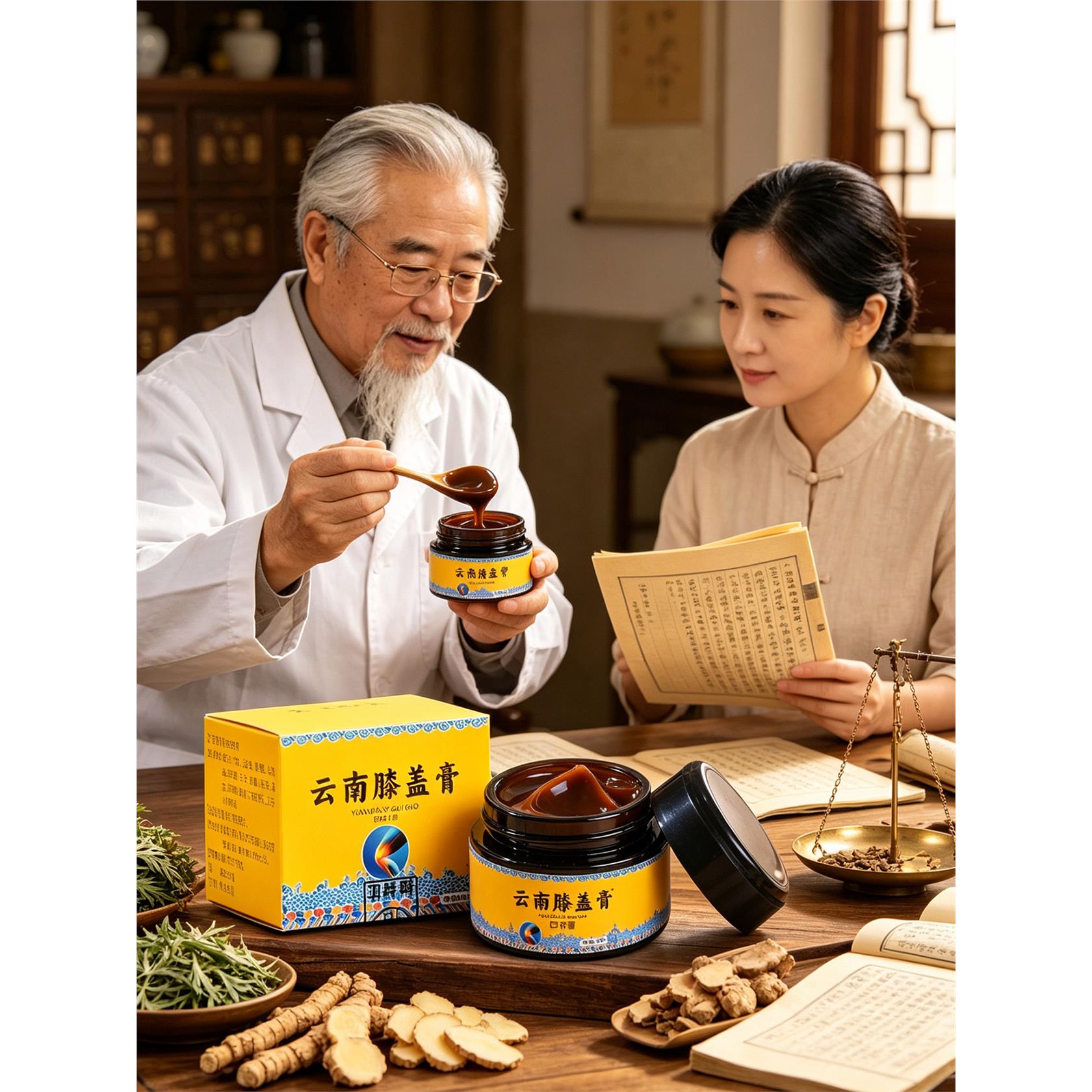 云南膝盖膏正品中药护肩