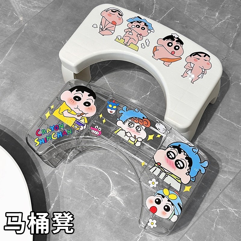 马桶脚凳家用卫生间蹲坑神器可爱卡通儿童脚垫凳孕妇坐便凳踩脚凳