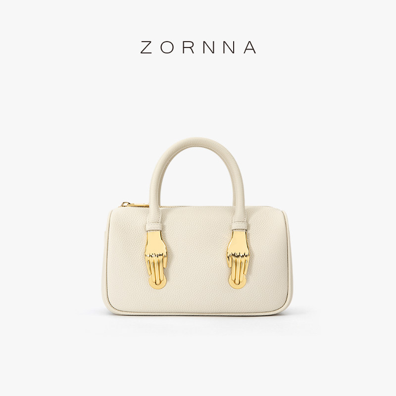 Zornna斜挎包女款大容量真皮单肩枕头包轻奢小众高级感品牌手提包
