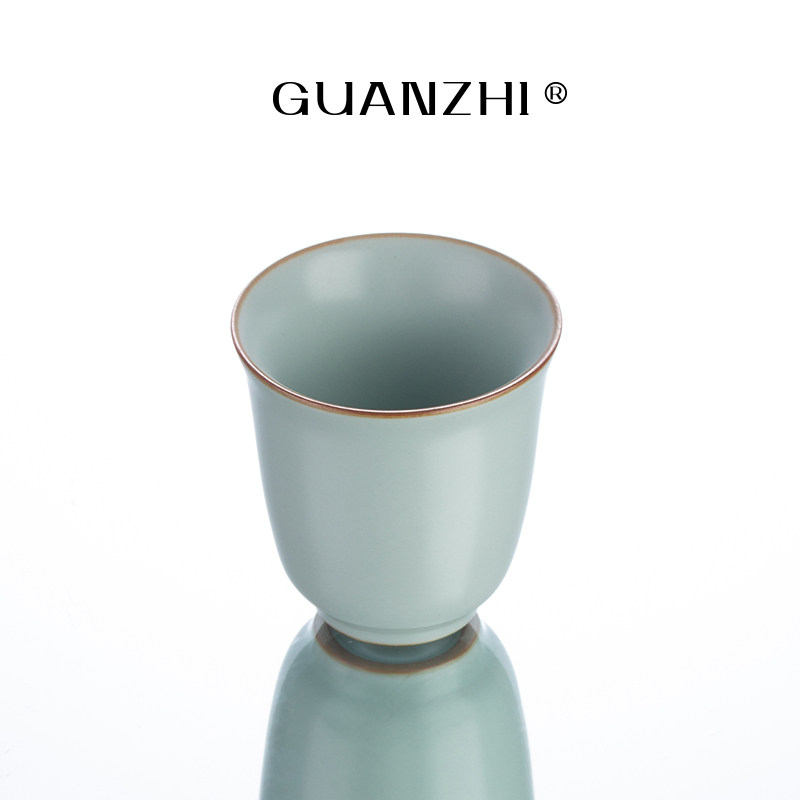 观止汝窑品心杯茶杯主人杯