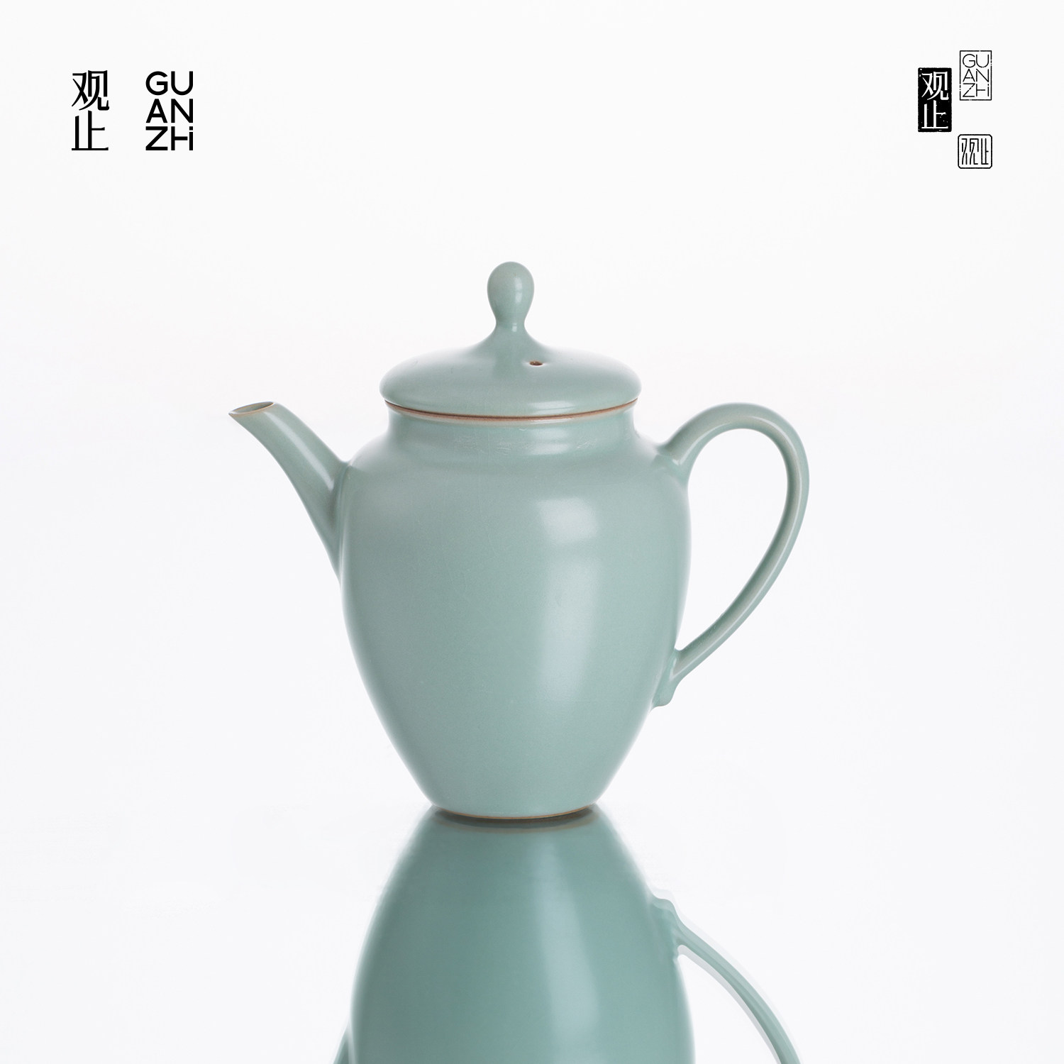 汝窑茶壶家用陶瓷茶壶