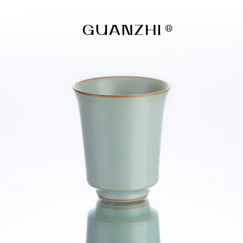 观止汝窑闻香杯茶杯主人杯