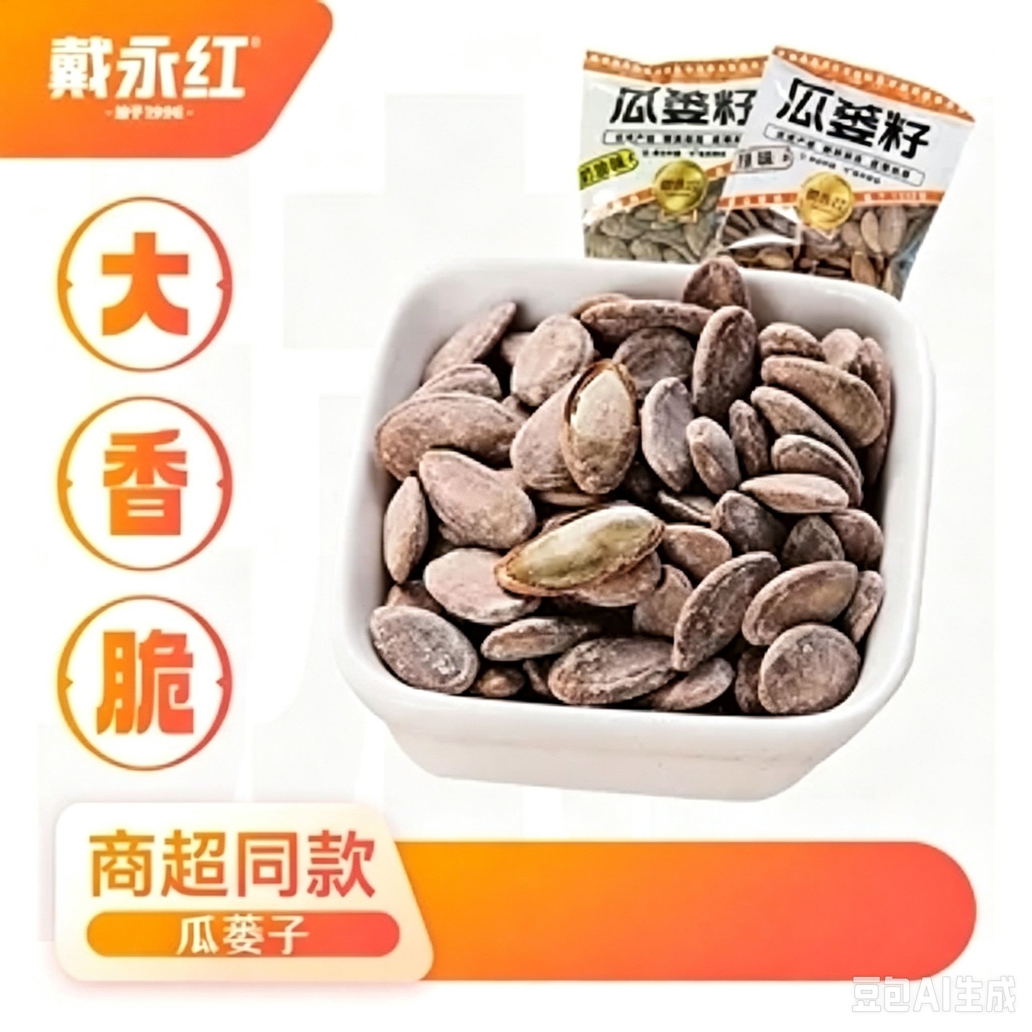 戴永红零食瓜蒌子奶油味原味袋装瓜子大籽大颗粒散称独立小包装