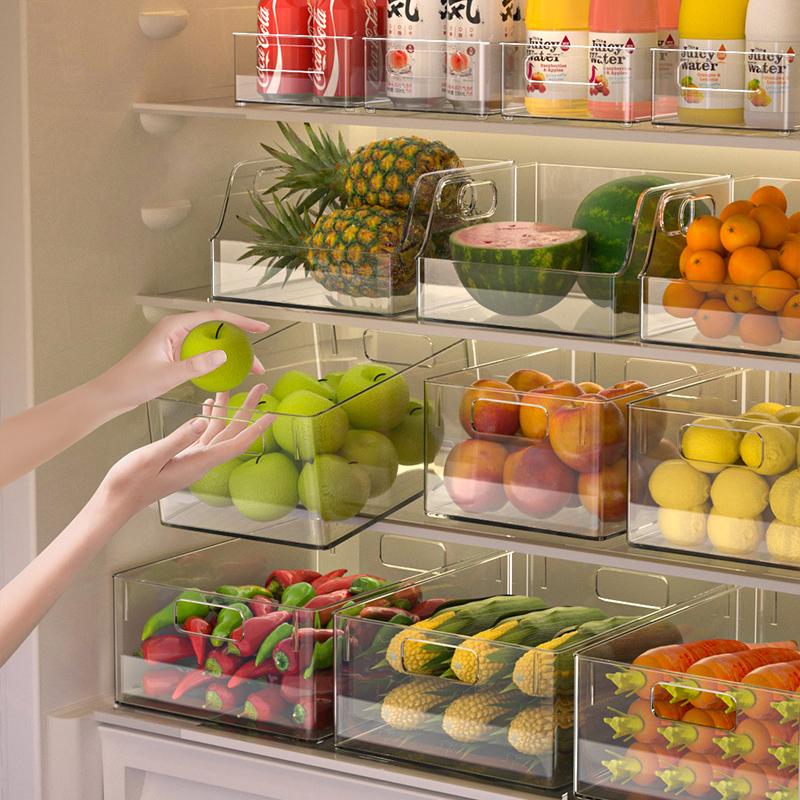 食品级冰箱水果收纳盒全透明