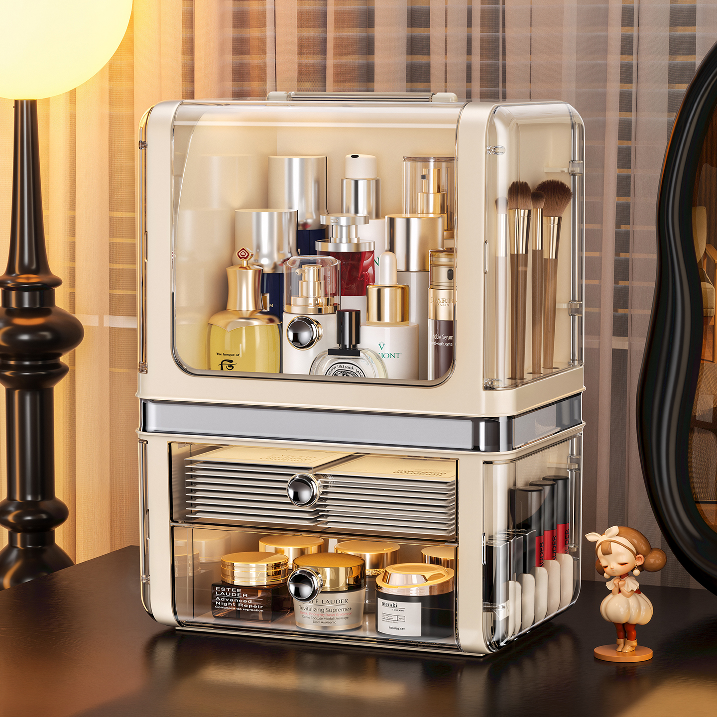 化妆品收纳盒梳妆台置物架