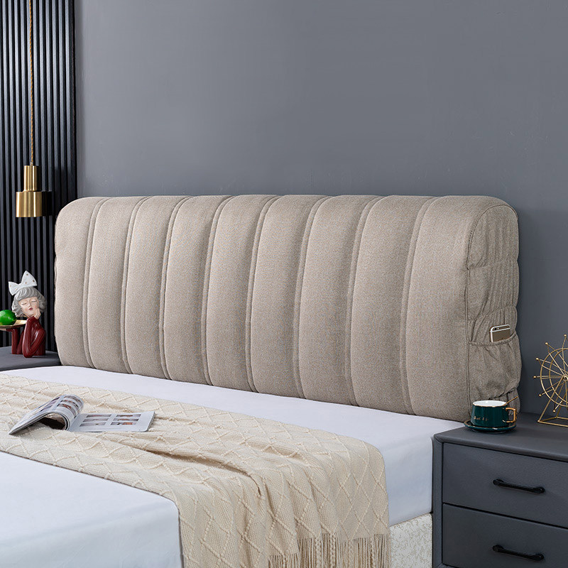 床头罩弹力加厚防撞老旧床改造皮床头木床万能通用1米8的床头套