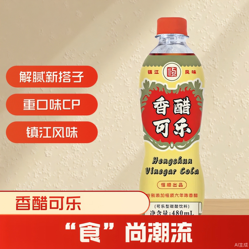恒顺香醋可乐经典口味创新风味