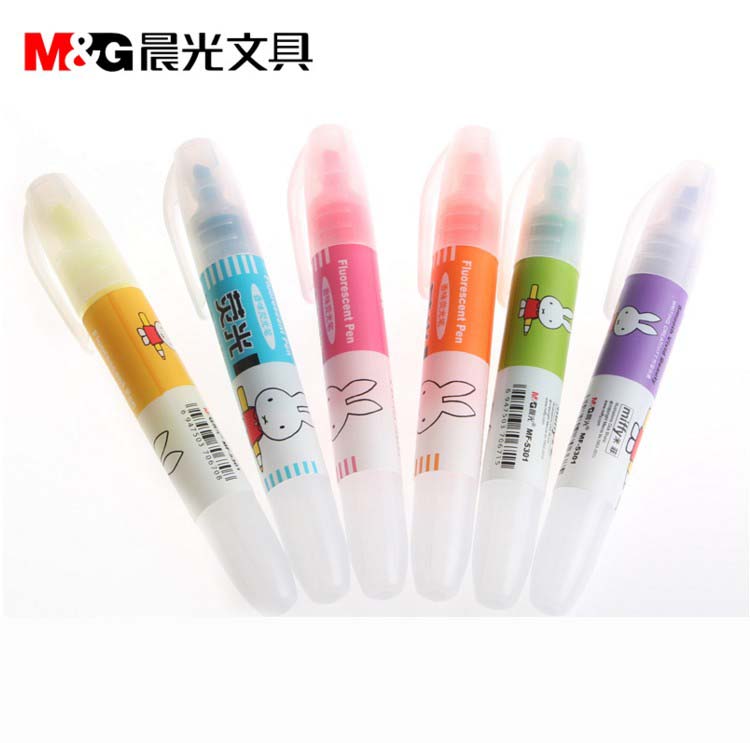 晨光米菲6色荧光笔标记笔图片