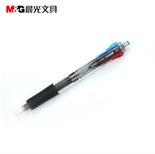 晨光彩色四色圆珠笔BP8030按动原子笔办公学生4色笔多色笔0.7MM