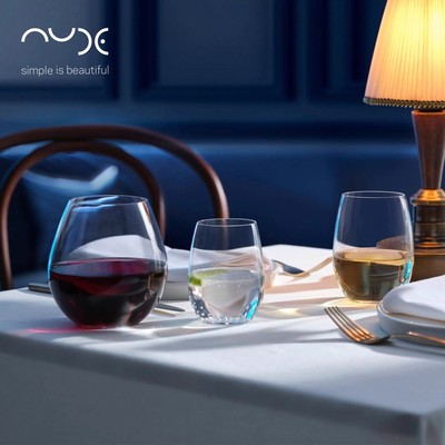 NUDE努德水晶无脚勃艮第红酒杯
