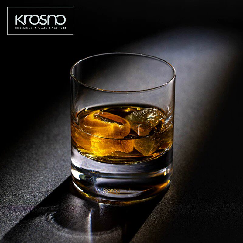 KROSNO波兰进口水晶玻璃威士忌洋酒杯酒樽套装家用古典杯高档酒具
