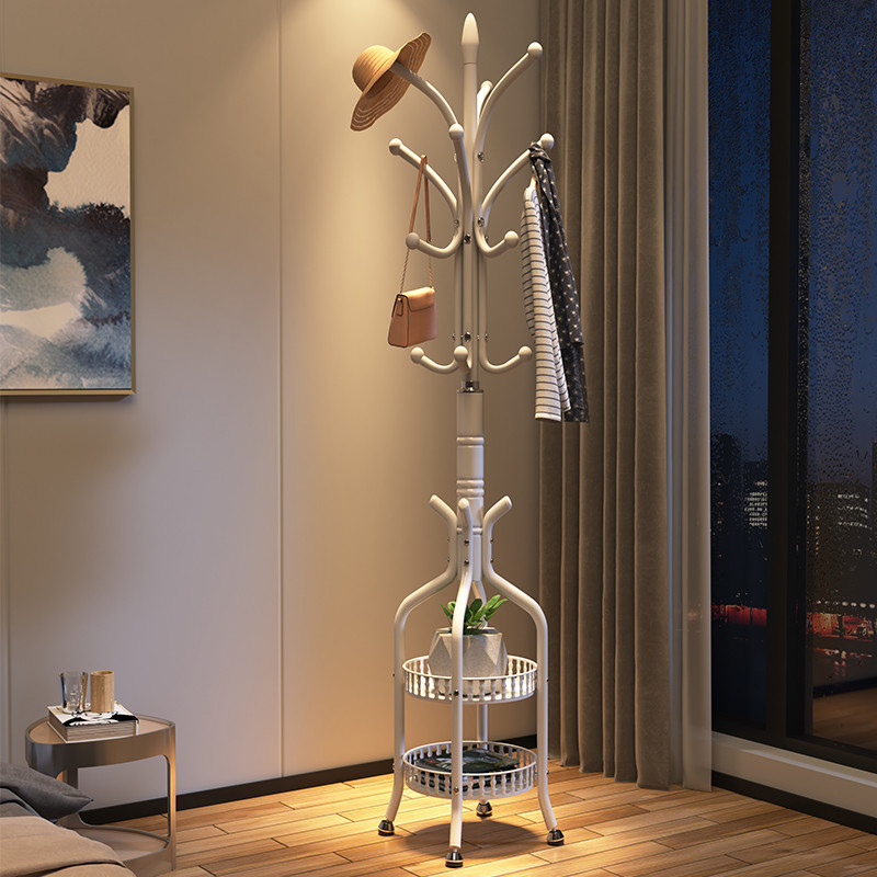 家用落地衣帽架金属立式