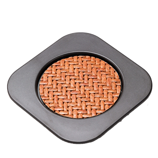 晟窑藤席杯垫茶托隔热垫中式复古轻奢高级感茶垫防滑防烫茶具配件