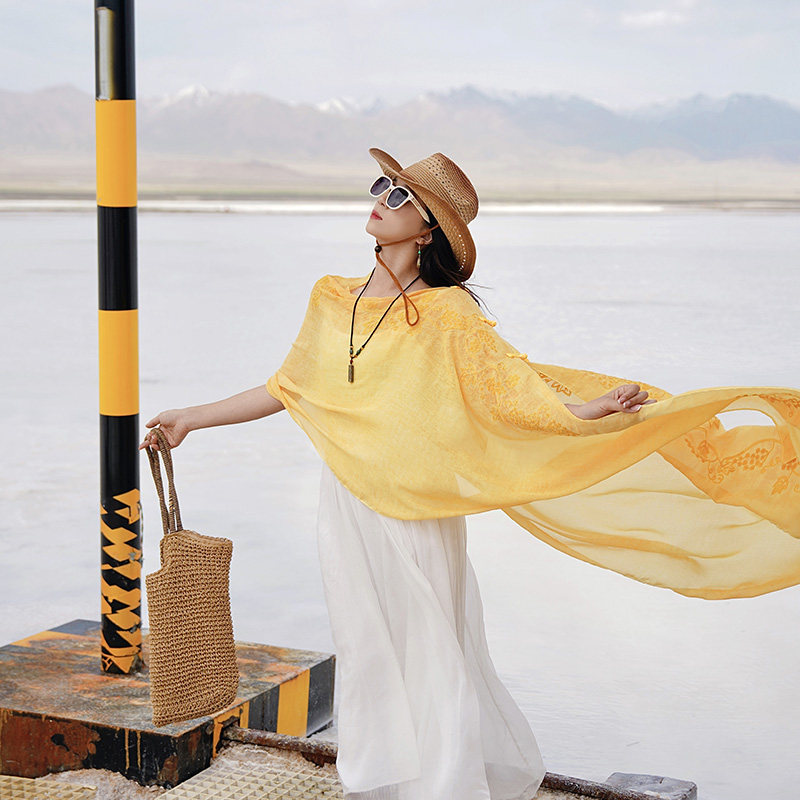 2025新款葡萄刺绣民族风围巾披肩女新疆沙漠海边旅游包头防晒丝巾,服饰配件/皮带/帽子/围巾,围巾/丝巾/披肩,淘宝优惠券,粉丝福利购,淘宝优惠卷