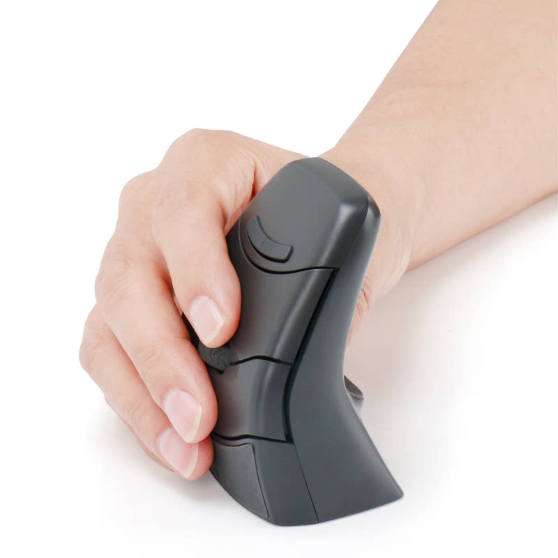 英国DXT左右手垂直2.4G无线人体工学静音办公鼠标手腕疼腱鞘炎