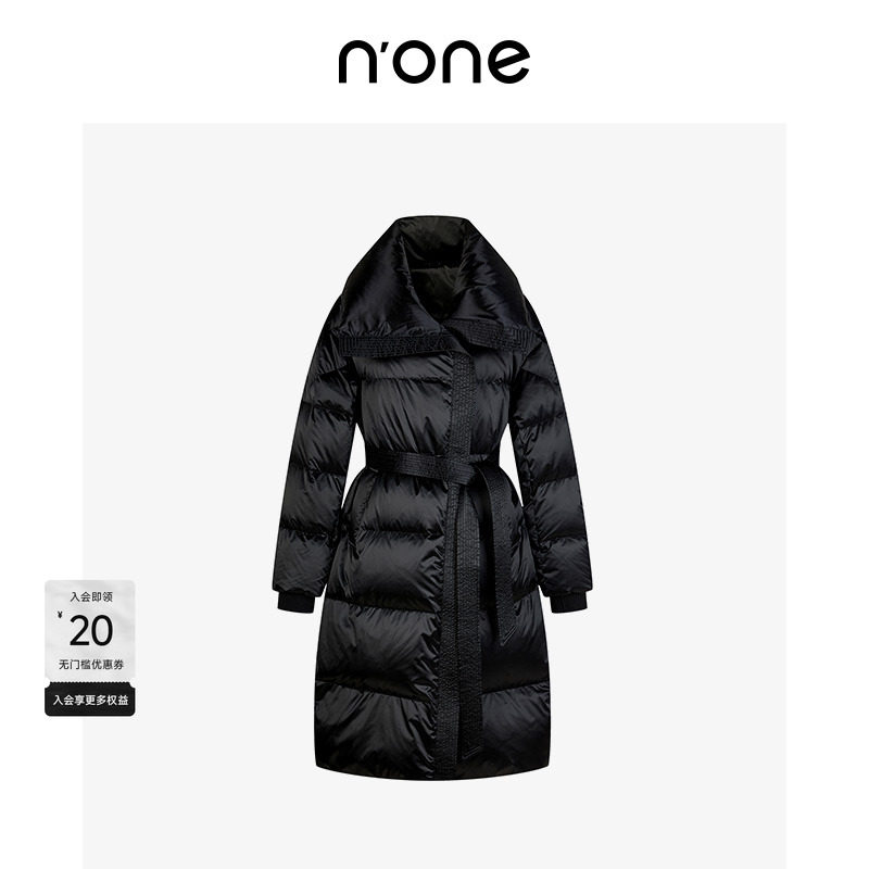 none优质鸭绒翻领设计羽绒服