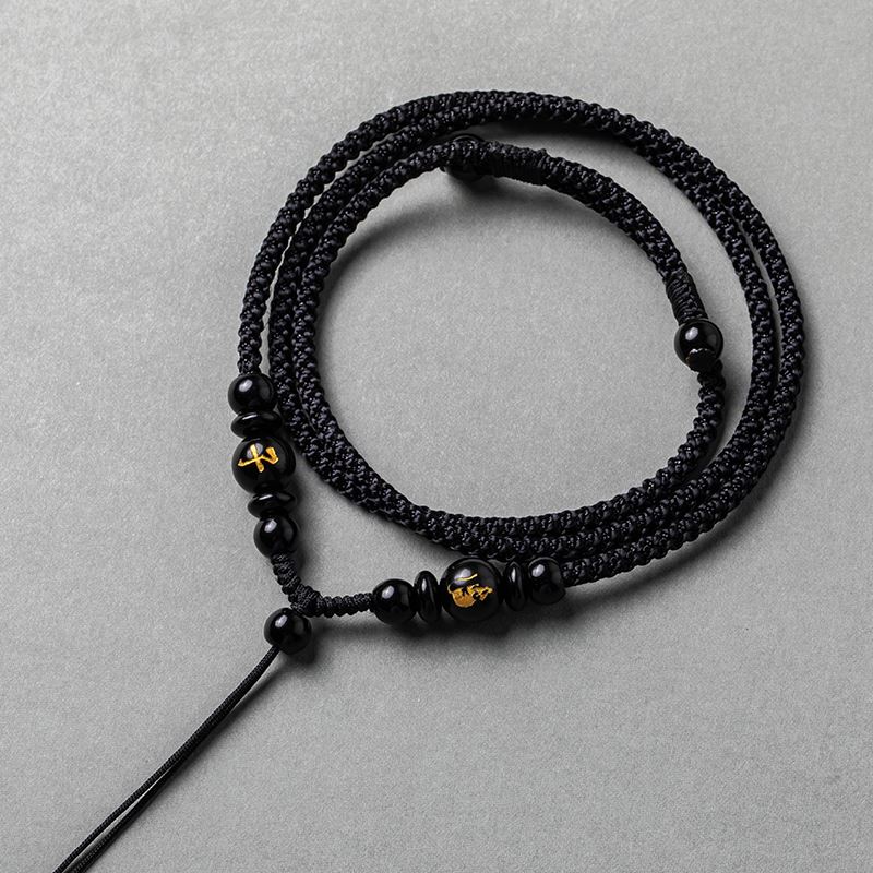 diyiy翡翠挂绳貔貅吊坠编织配绳