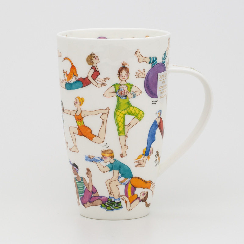 英产DUNOON丹侬瑜伽马克杯咖啡杯创意大容量水杯欧式华晨宇同款杯,餐饮具,马克杯,淘宝优惠券,粉丝福利购,淘宝优惠卷