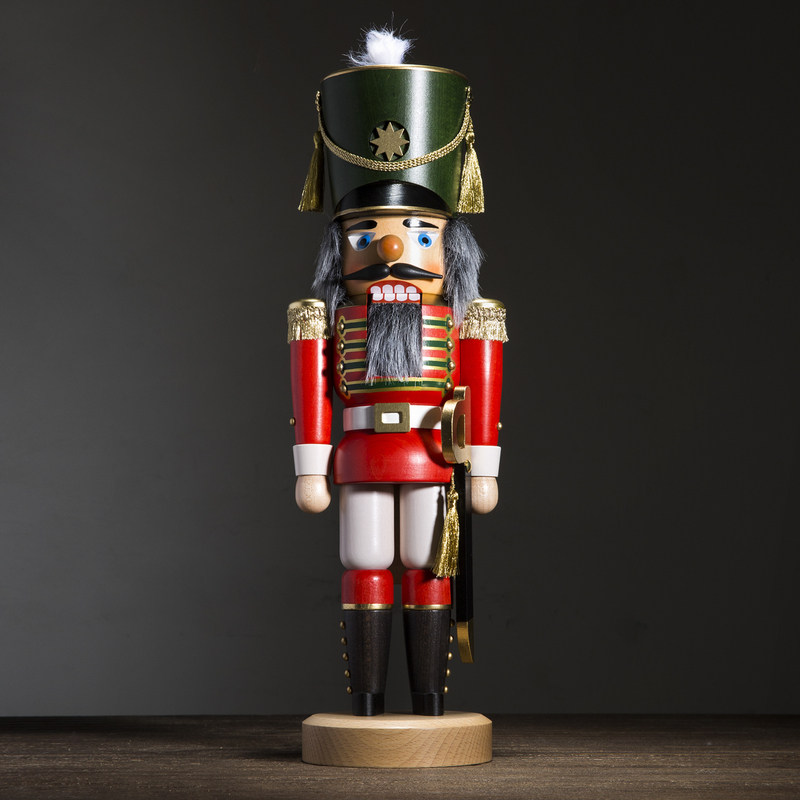 德国进口 christian ulbricht手工艺品木偶摆件胡桃夹子士兵 43cm