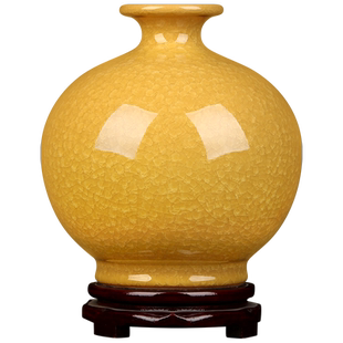 景德镇陶瓷器复古花瓶工艺品客厅博古架酒柜办公室摆件装饰品瓷瓶