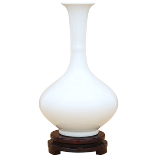 景德镇陶瓷器花瓶摆件家居客厅插花办公室家里工艺品书柜装饰品
